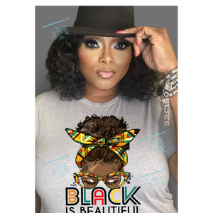 "Afro Black Is Beautiful"  T-shirts